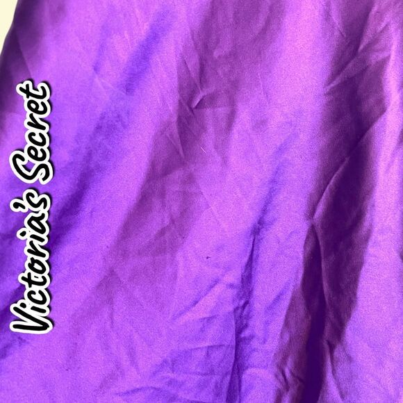 Preowned Victoria’s Secret Purple Lace & Satin Slip Dress – Size XS - Picture 6 of 9
